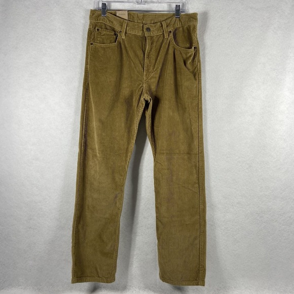Levi's Denim - Levi's Pants Women's 33x30 Brown Corduroy Mid Rise Straight Leg New